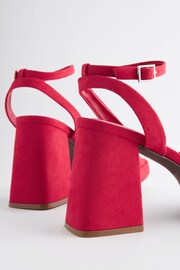 Red Forever Comfort® Flare Platform Five Sandals - Image 7 of 11