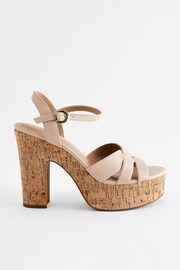 Nude Forever Comfort® Cork Platform Sandals - Image 4 of 7