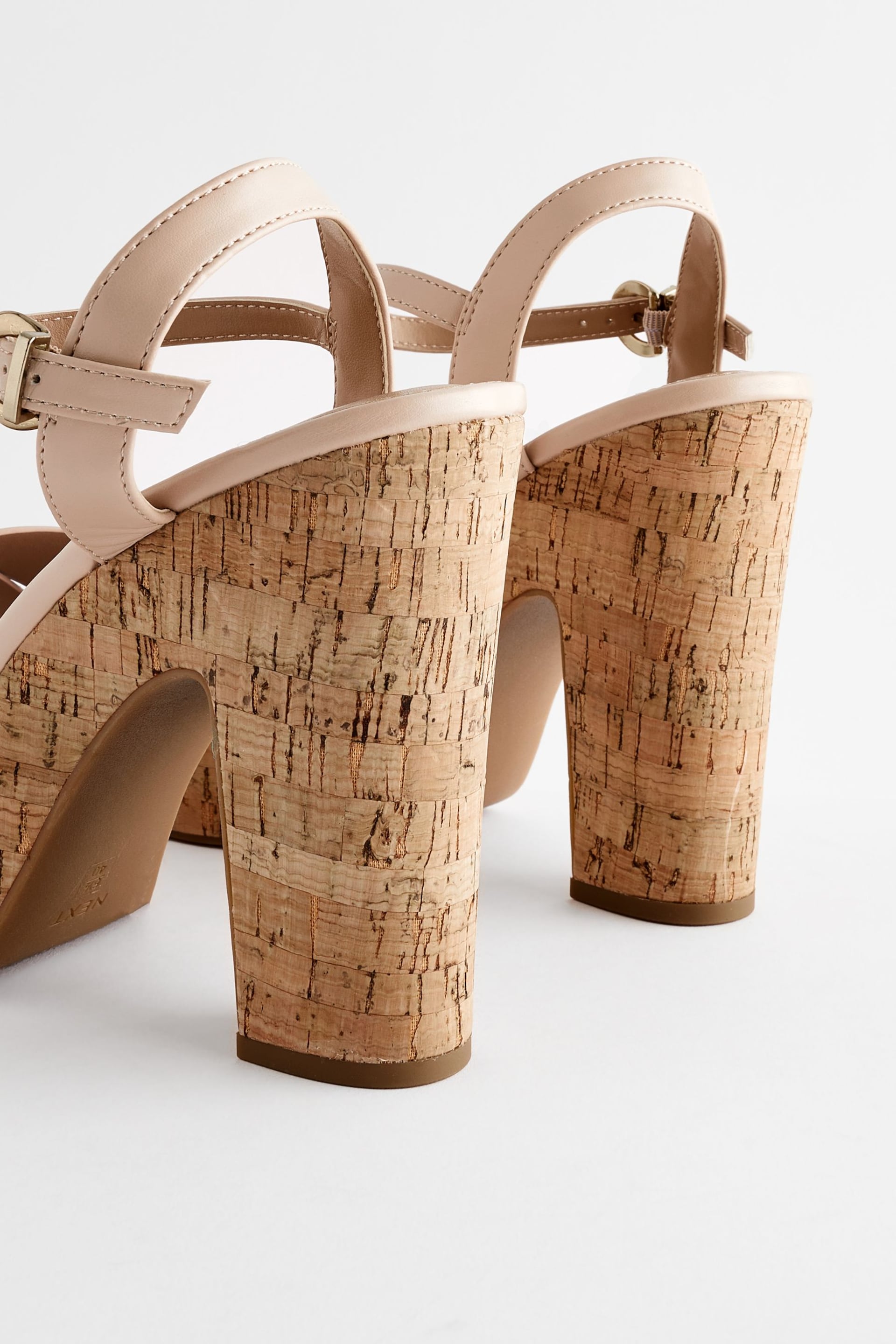 Nude Forever Comfort® Cork Platform Sandals - Image 5 of 7