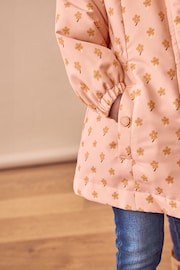 Pink Shower Resistant AOP Skirted Coat (3mths-7yrs) - Image 4 of 8