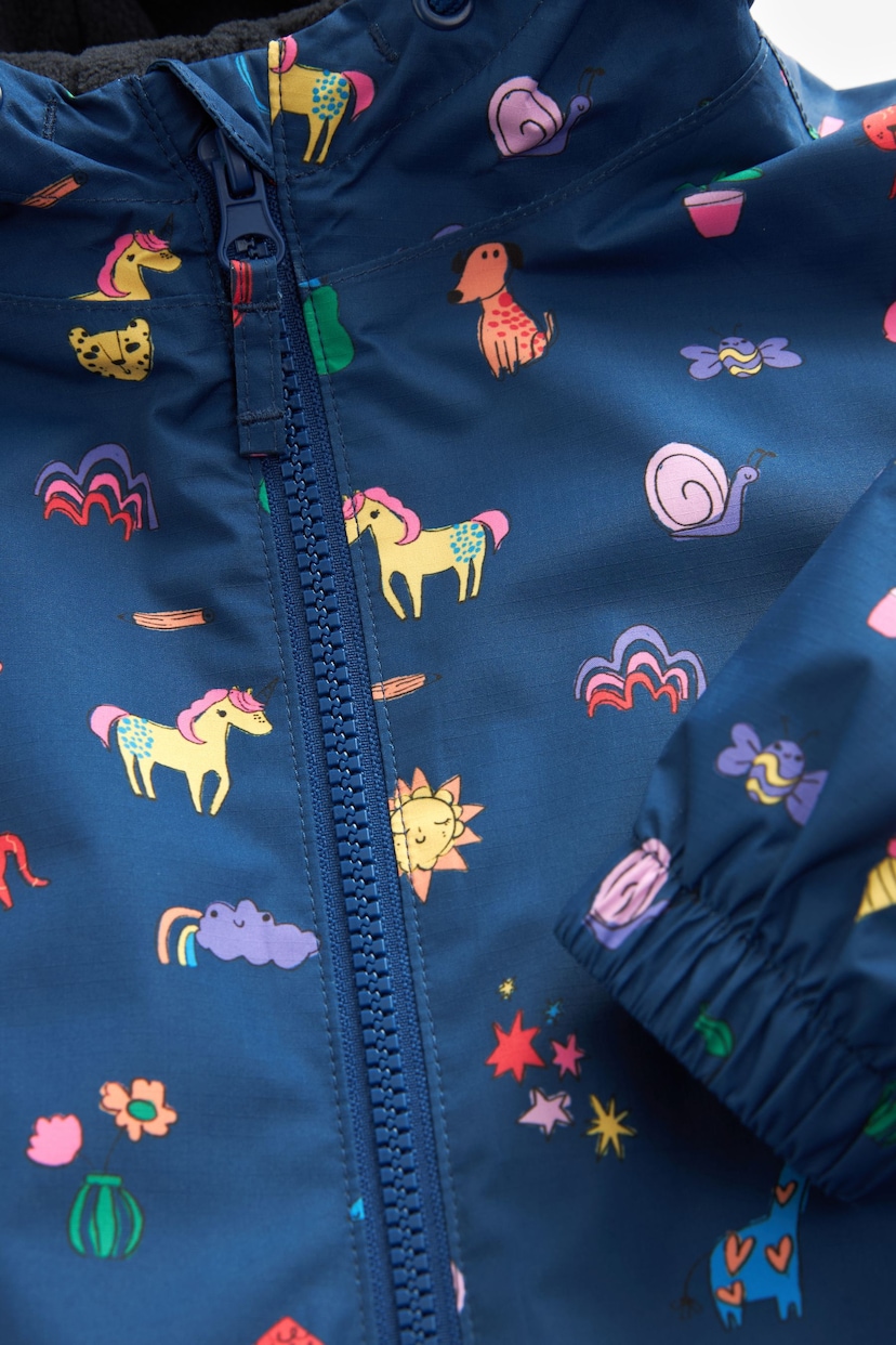 Navy Waterproof Puddlesuit (3mths-7yrs) - Image 7 of 8