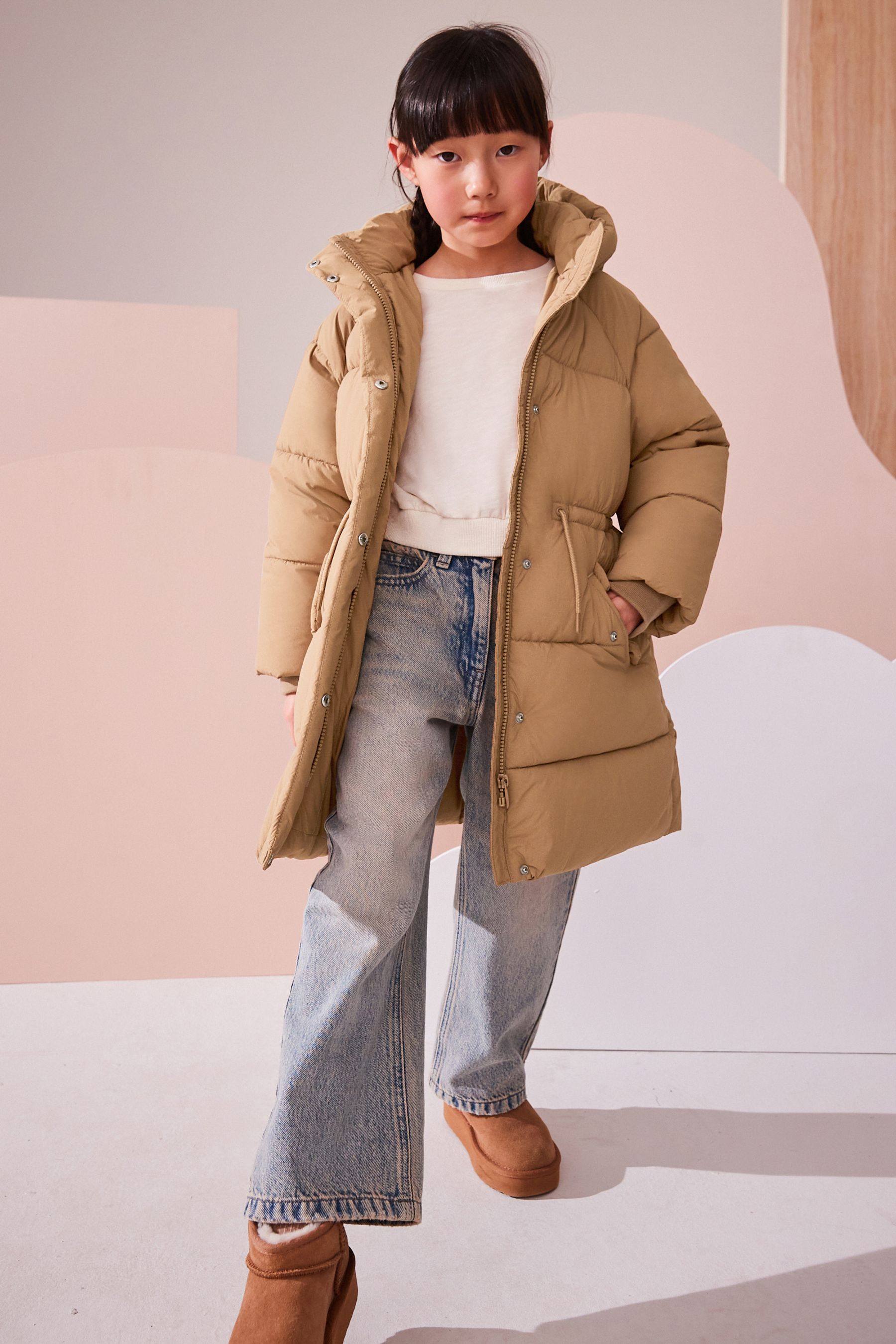 Buy Camel Shower Resistant Utility Padded Coat 3 16yrs from the Next UK online shop