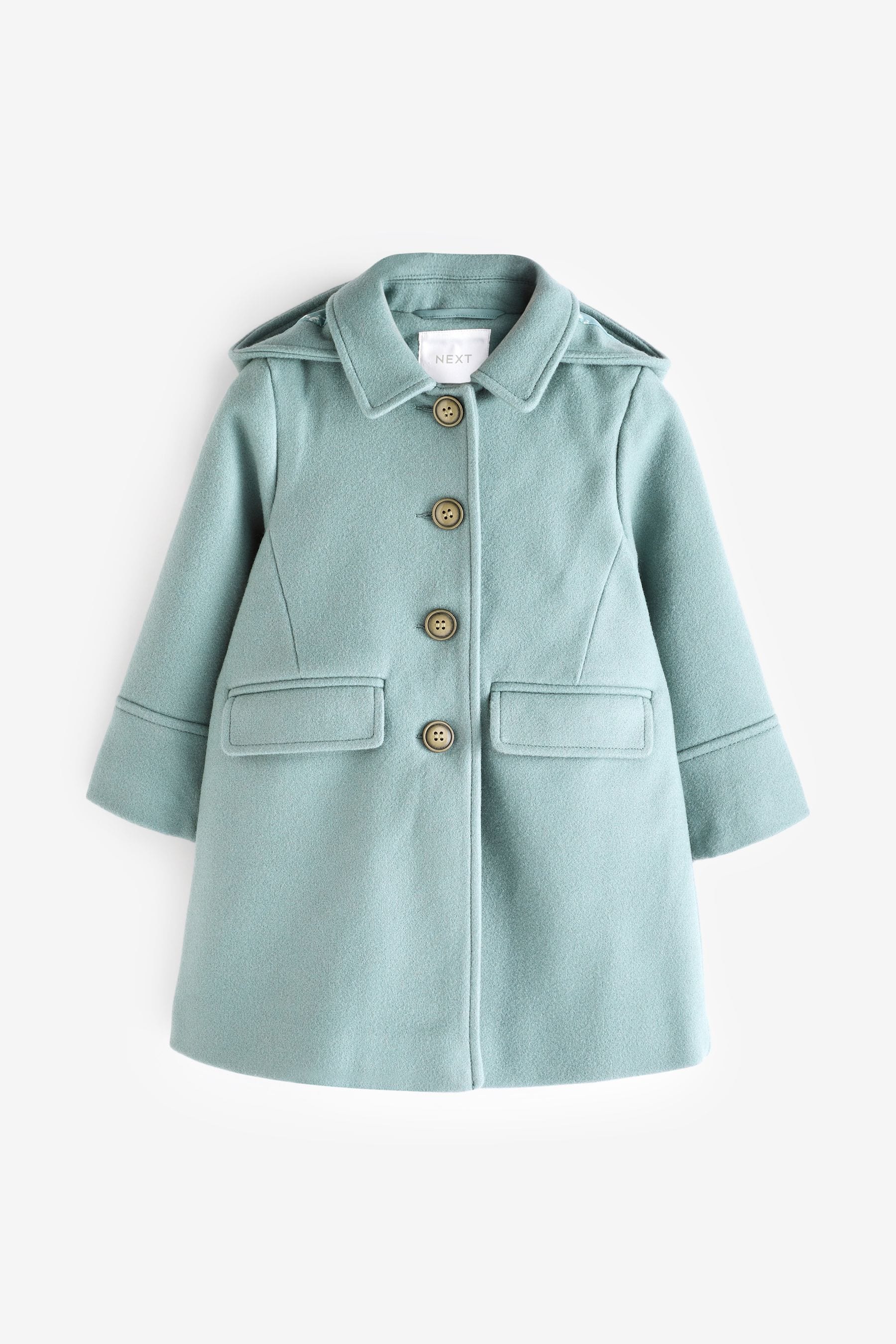 Mint green coat online