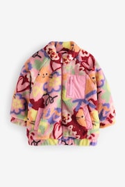 Multi Character Borg Fleece Zip Through Coat (3mths-7yrs) - Image 4 of 10