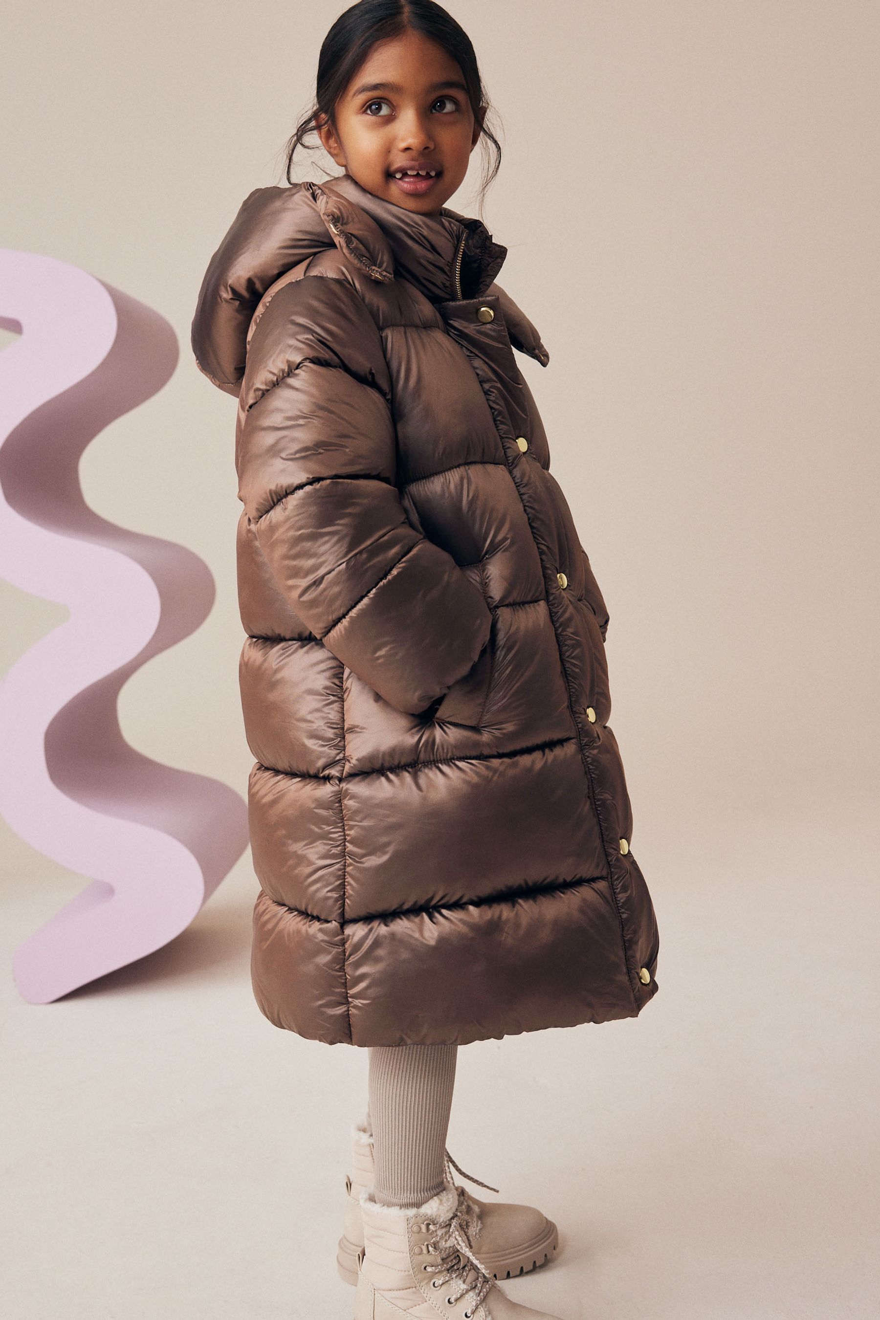 Shine padded coat cheap