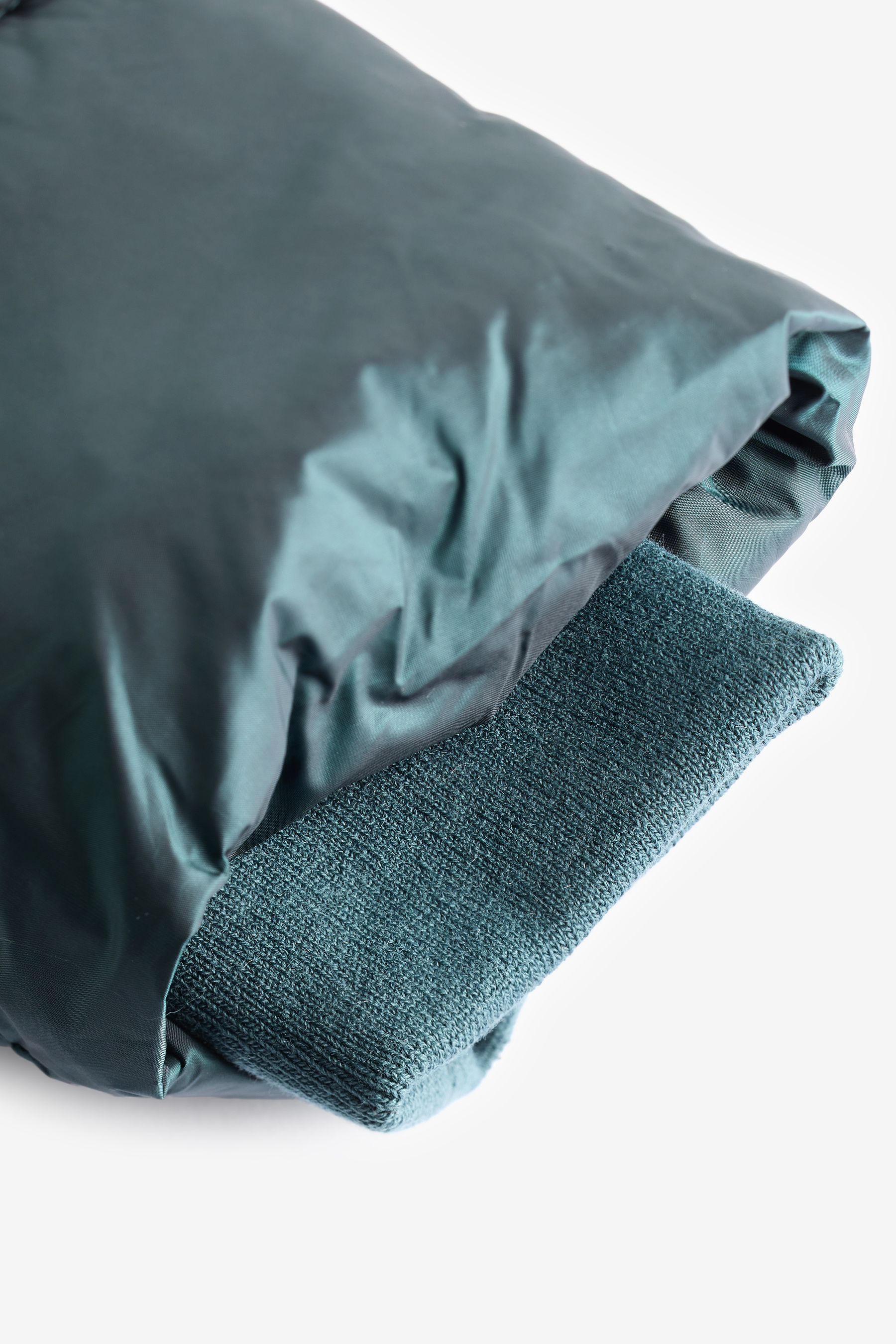 Green Shower Resistant Faux Fur Trim Double Layer Padded Coat 3 16yrs