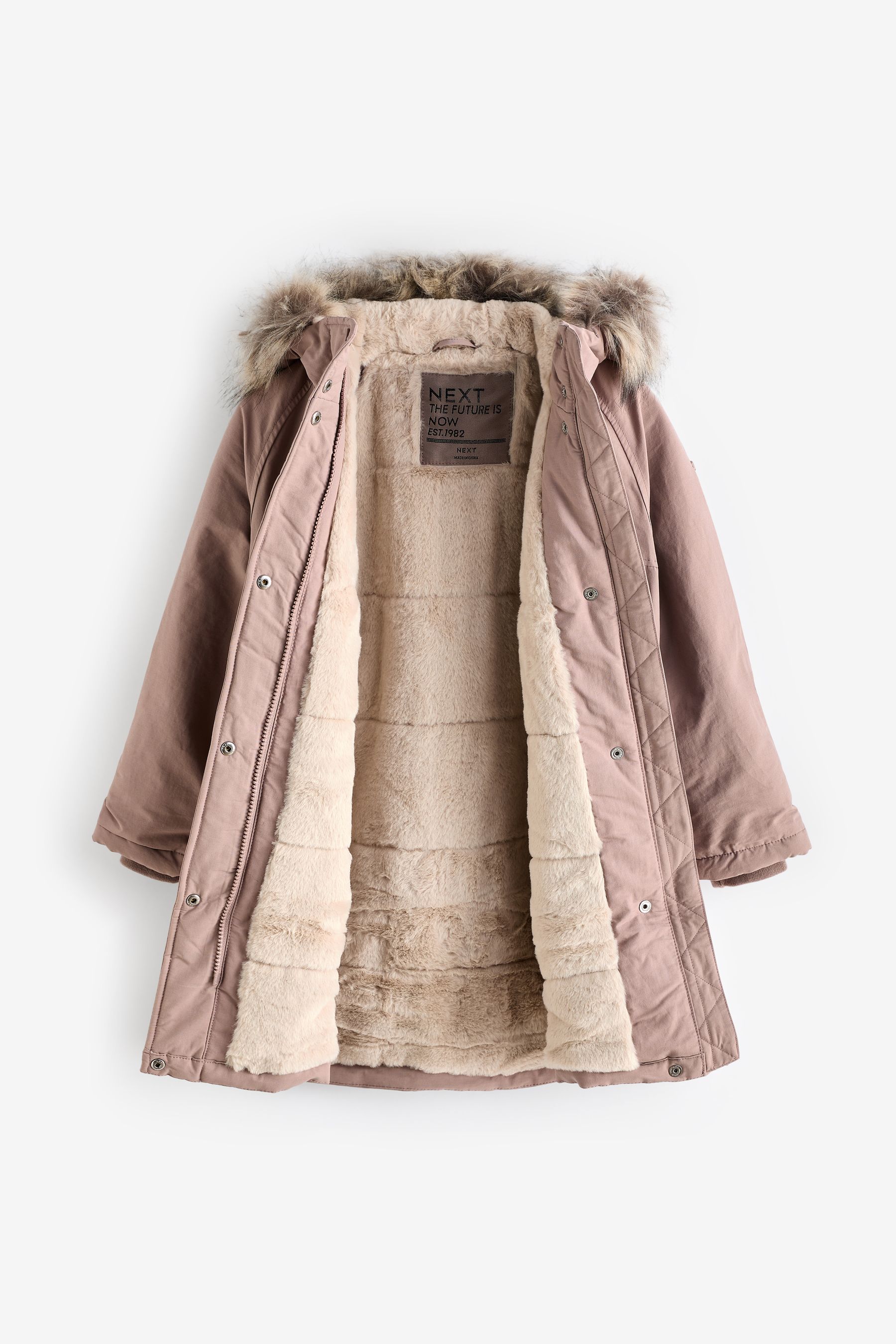 Blush pink parka sales