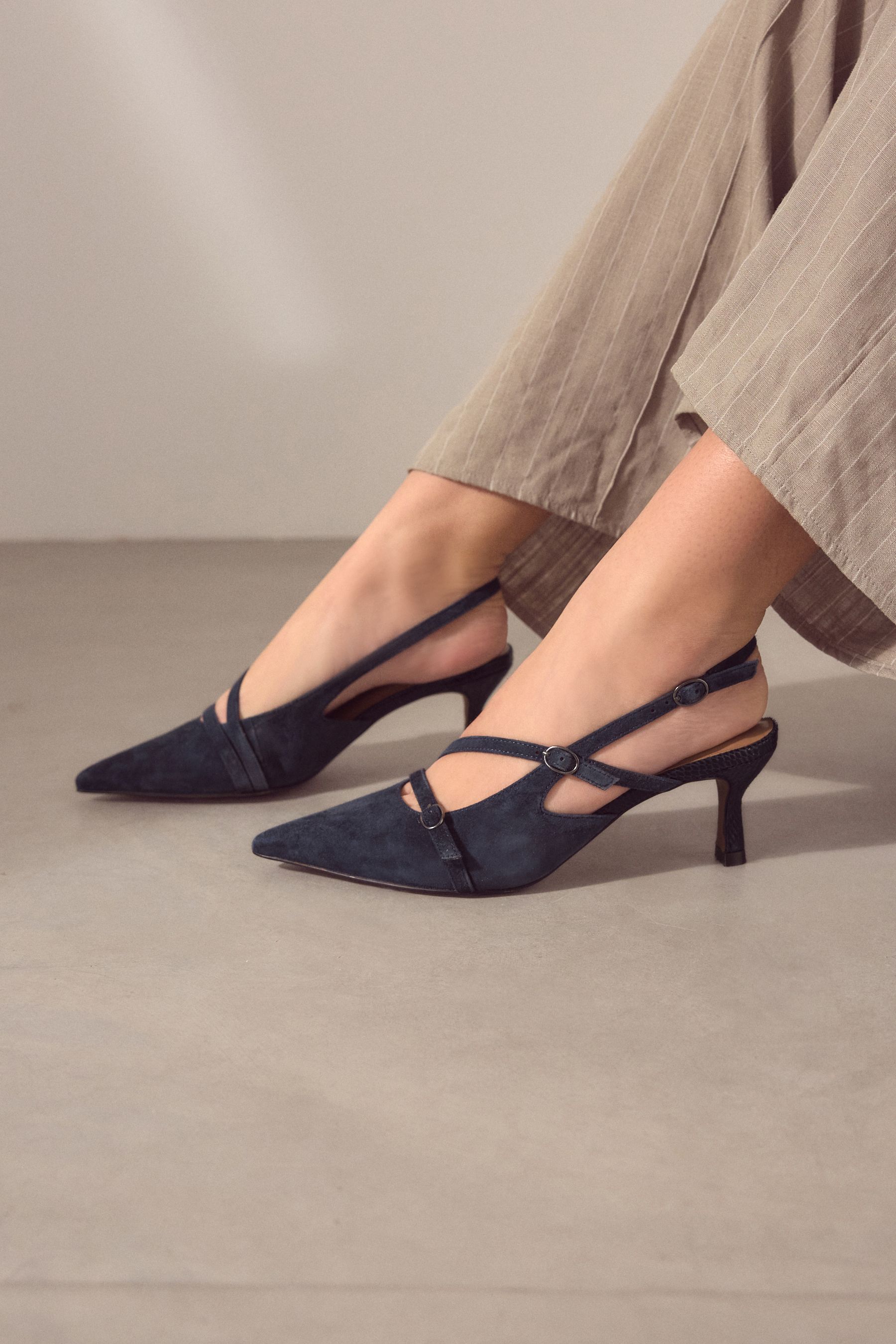 Navy slingback shoes australia online