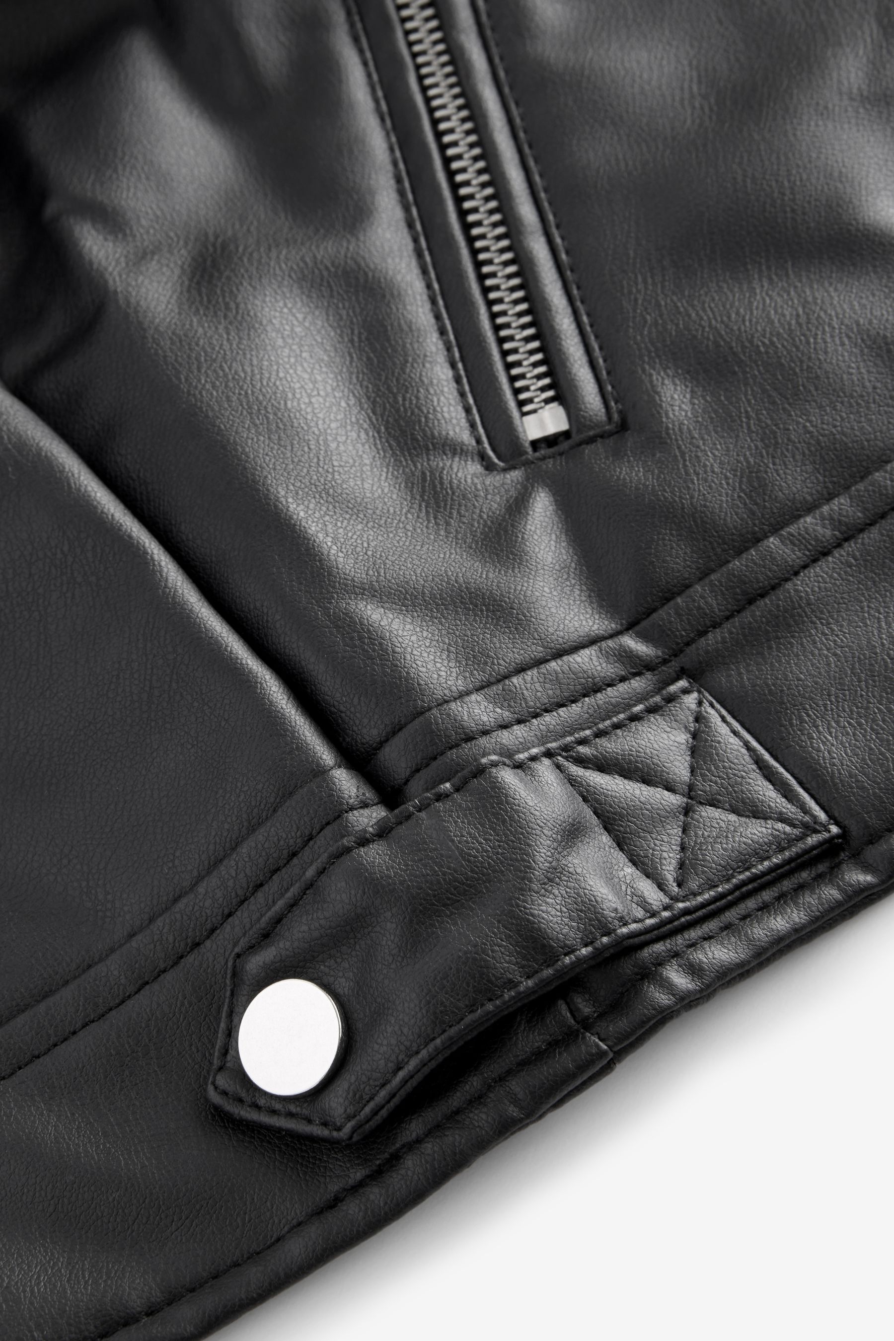 Pu faux leather jacket deals