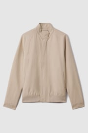 Reiss Stone Peggy Cotton Blend Zip-Through Jacket - Image 2 of 7