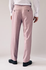 Pink Textured Side Adjuster Trousers - Image 3 of 8