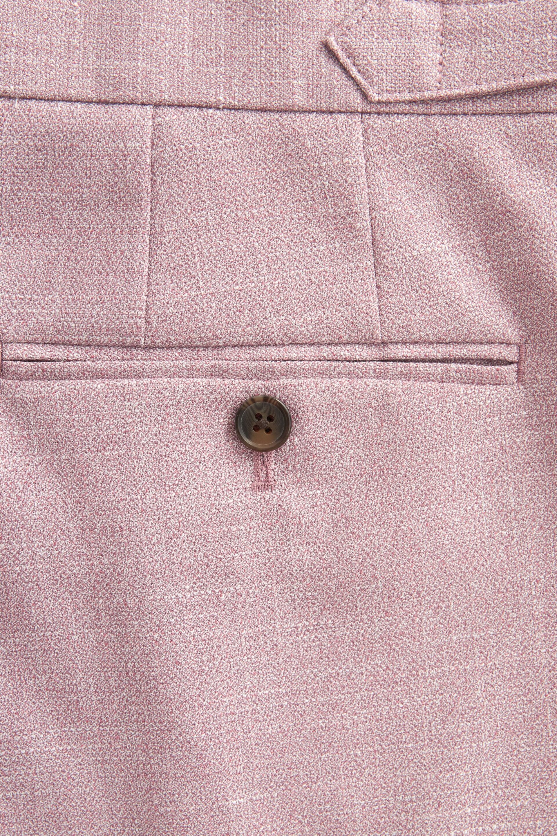 Pink Textured Side Adjuster Trousers - Image 5 of 8