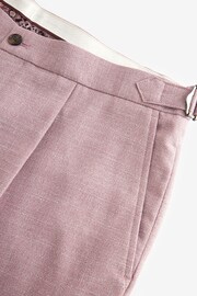 Pink Textured Side Adjuster Trousers - Image 6 of 8