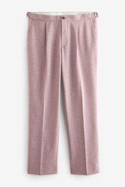 Pink Textured Side Adjuster Trousers - Image 7 of 8