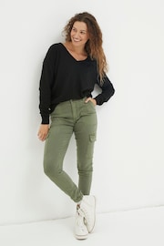 FatFace Green Hythe Cargo Trousers - Image 3 of 6