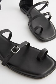 Black Forever Comfort® Strappy Ankle Sandals - Image 8 of 10