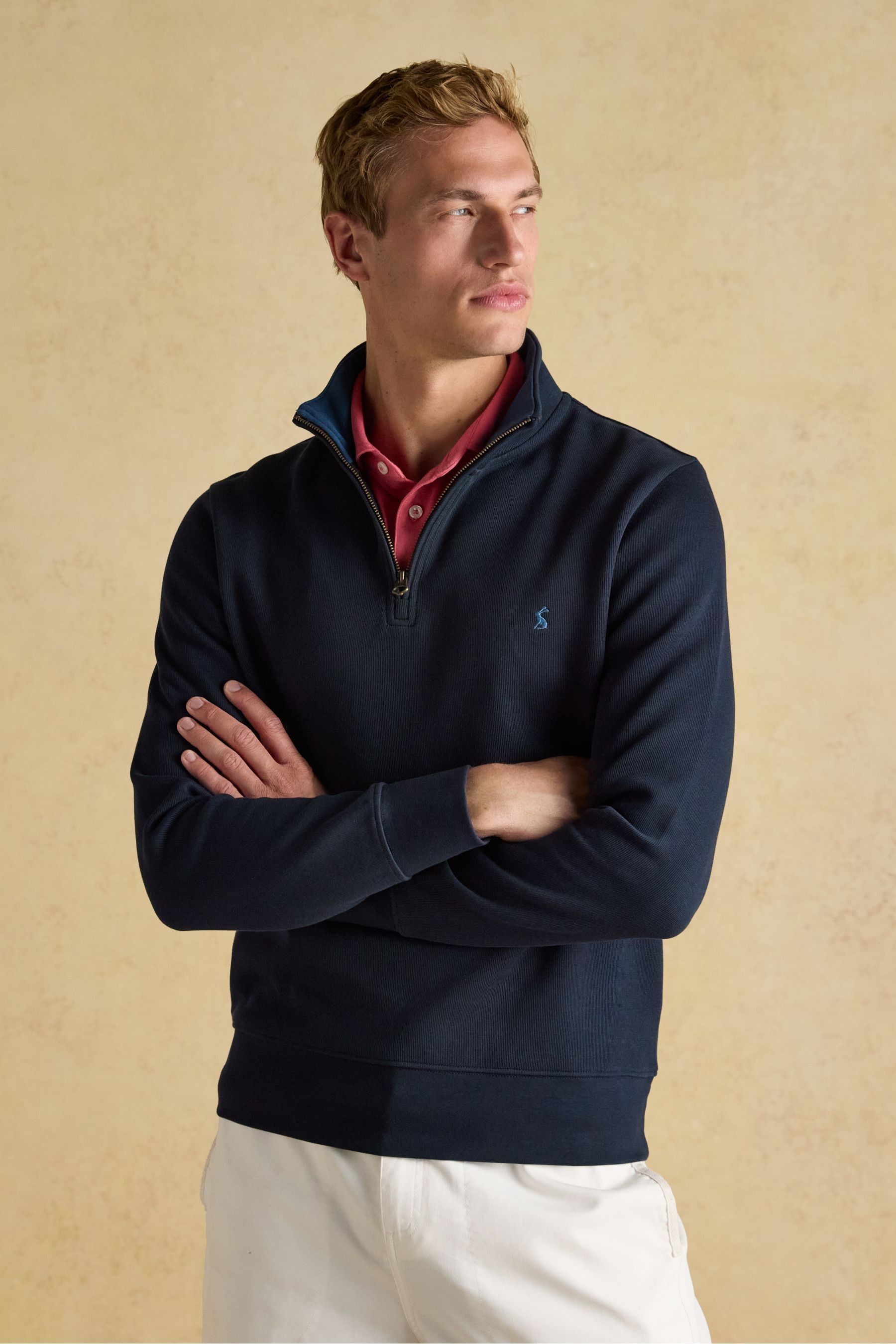 Joules half zip sweatshirt hotsell