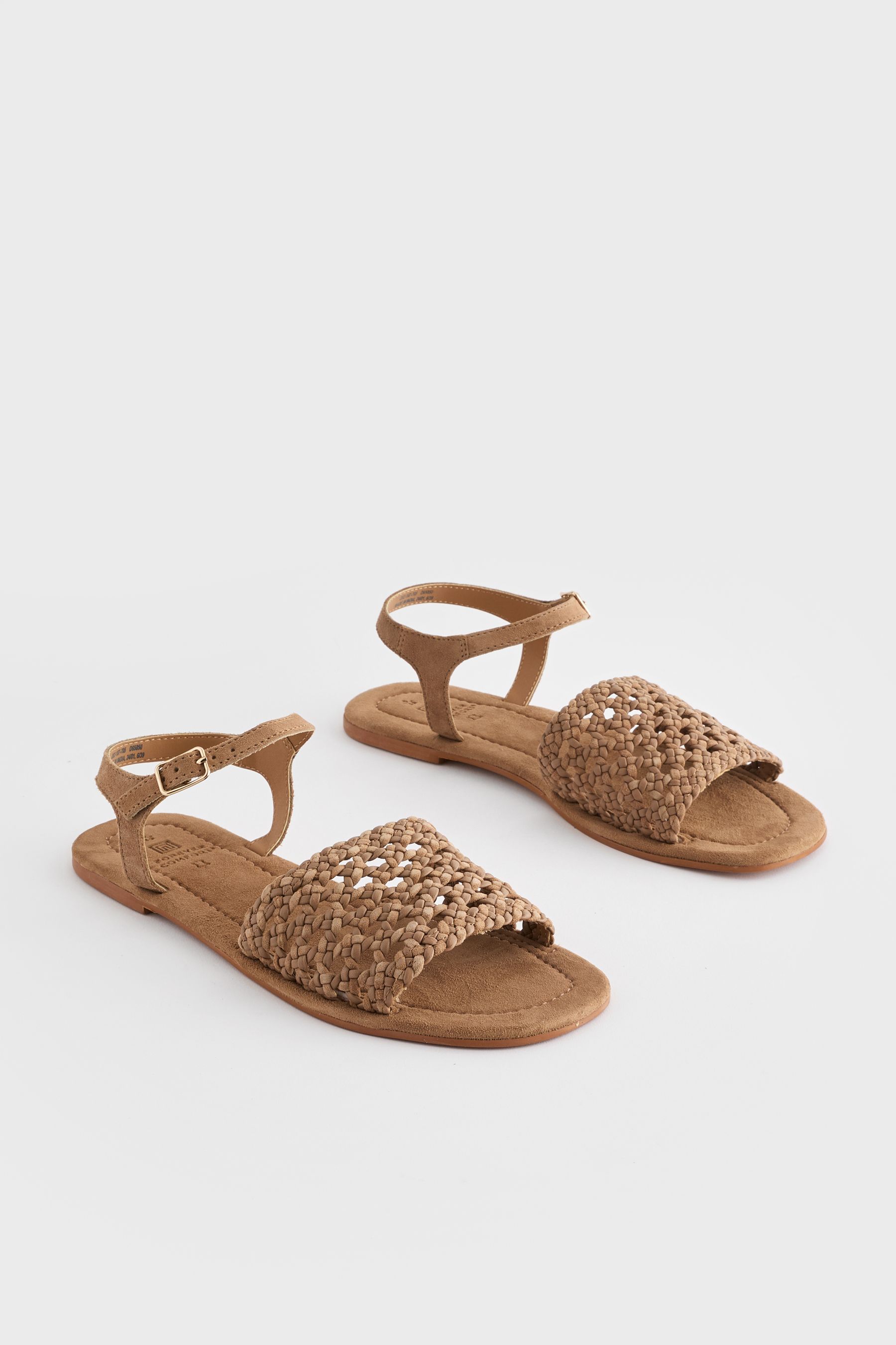 Buy Tan Brown Forever Comfort Weave Sandals from Next Oman