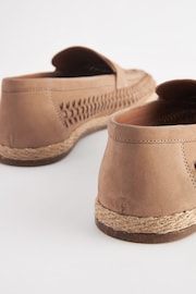 Stone Leather Woven Loafers - Image 5 of 7