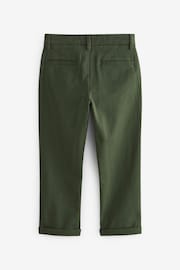 Dark Green Regular Fit Stretch Chino Trousers (3-17yrs) - Image 2 of 3