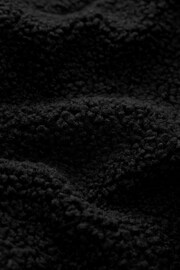 Black Outdoor Next Elements Hooded Teddy Borg Quarter Zip Fleece - Image 1 of 3