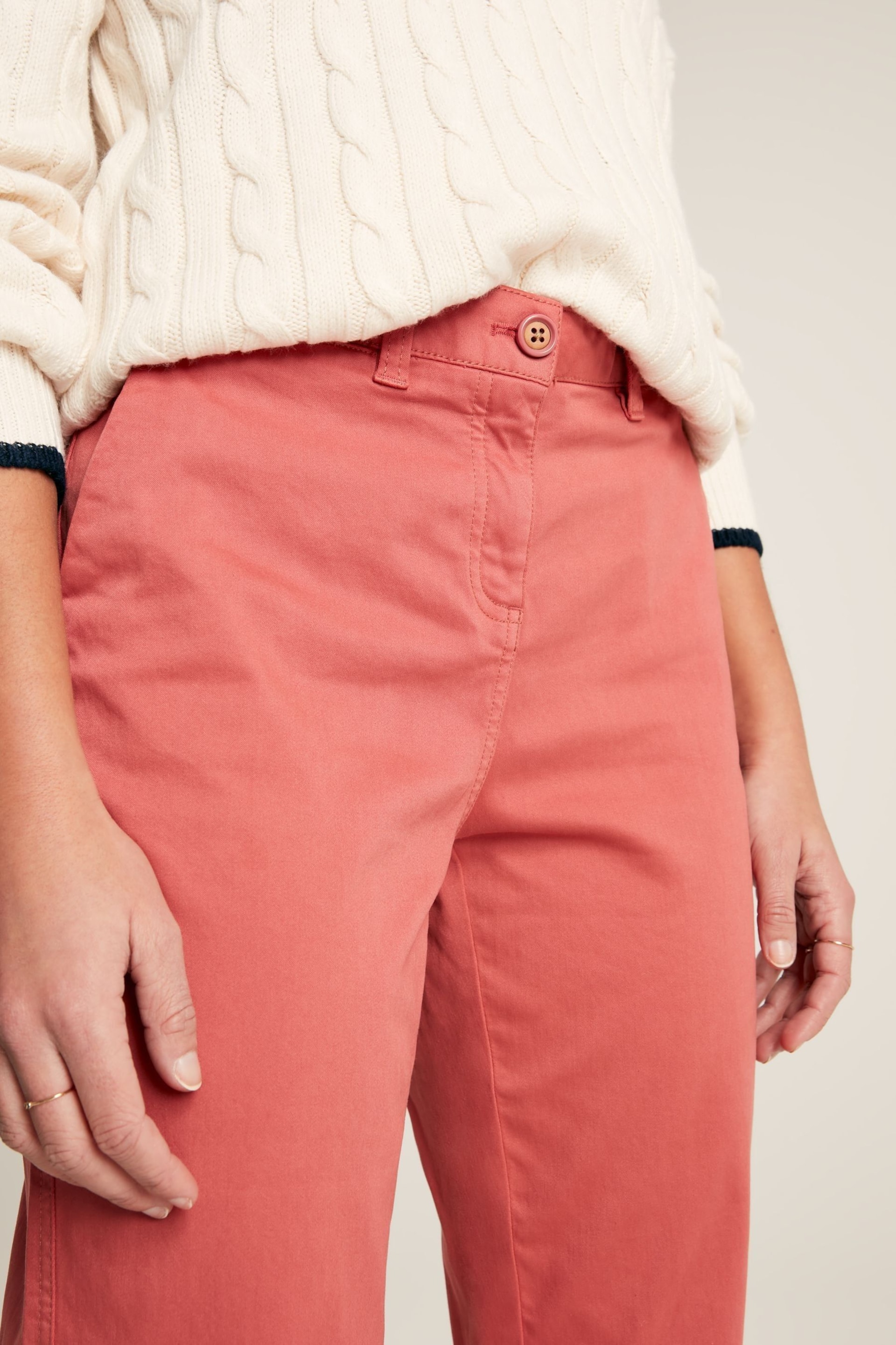 Joules Hesford Pink Chino Trousers - Image 4 of 5