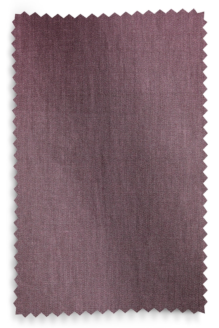 Purple Mulberry Cotton Blackout/Thermal Eyelet Curtains - Image 7 of 7