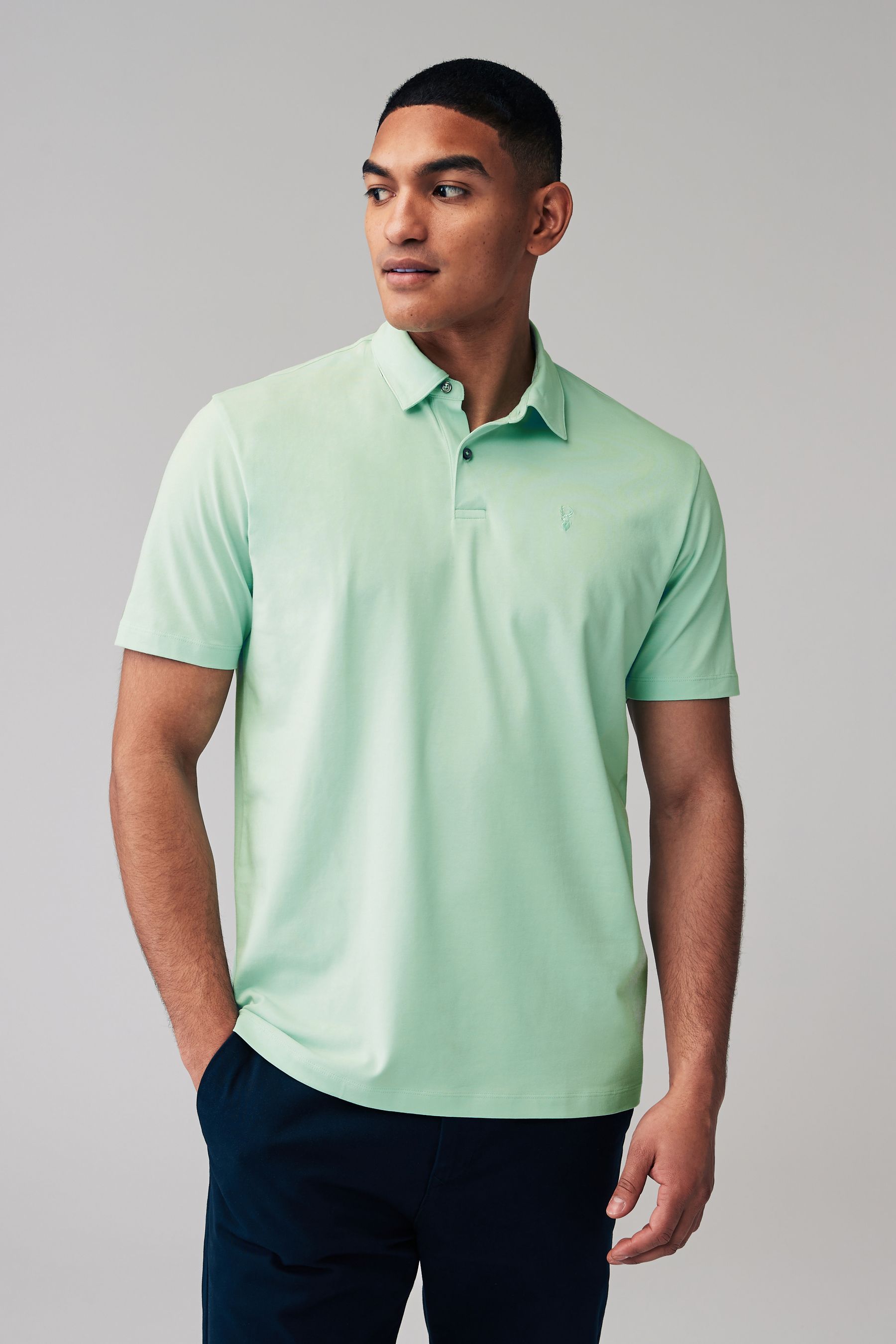 Buy White Blue Green Yellow Red Regular Fit Regular Fit Short Sleeve Jersey Polo Shirts 5 Pack from Next Portugal