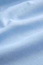Light Blue Short Sleeve Smart Collar Polo Shirt - Image 9 of 9