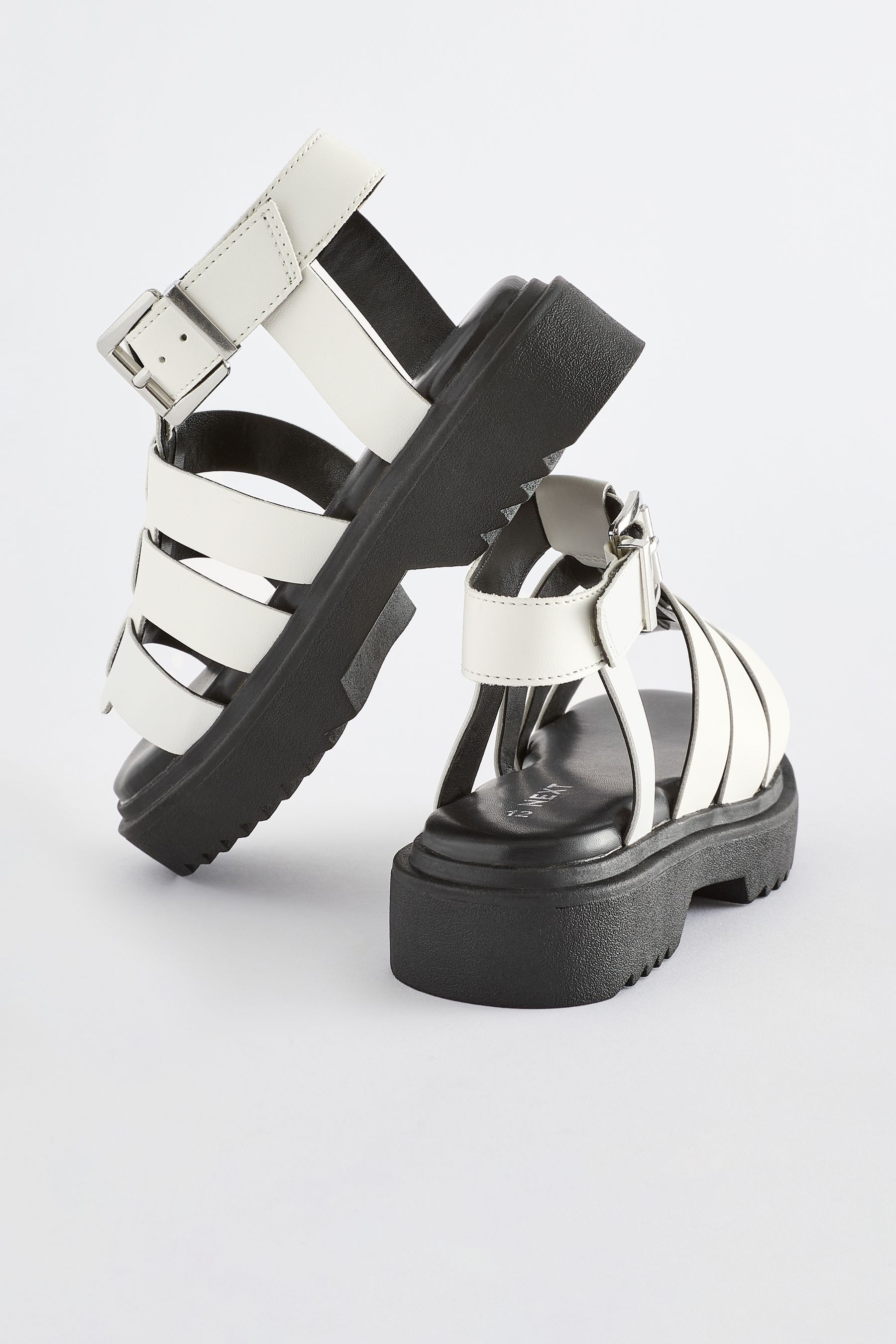 White flat gladiator sandals best sale