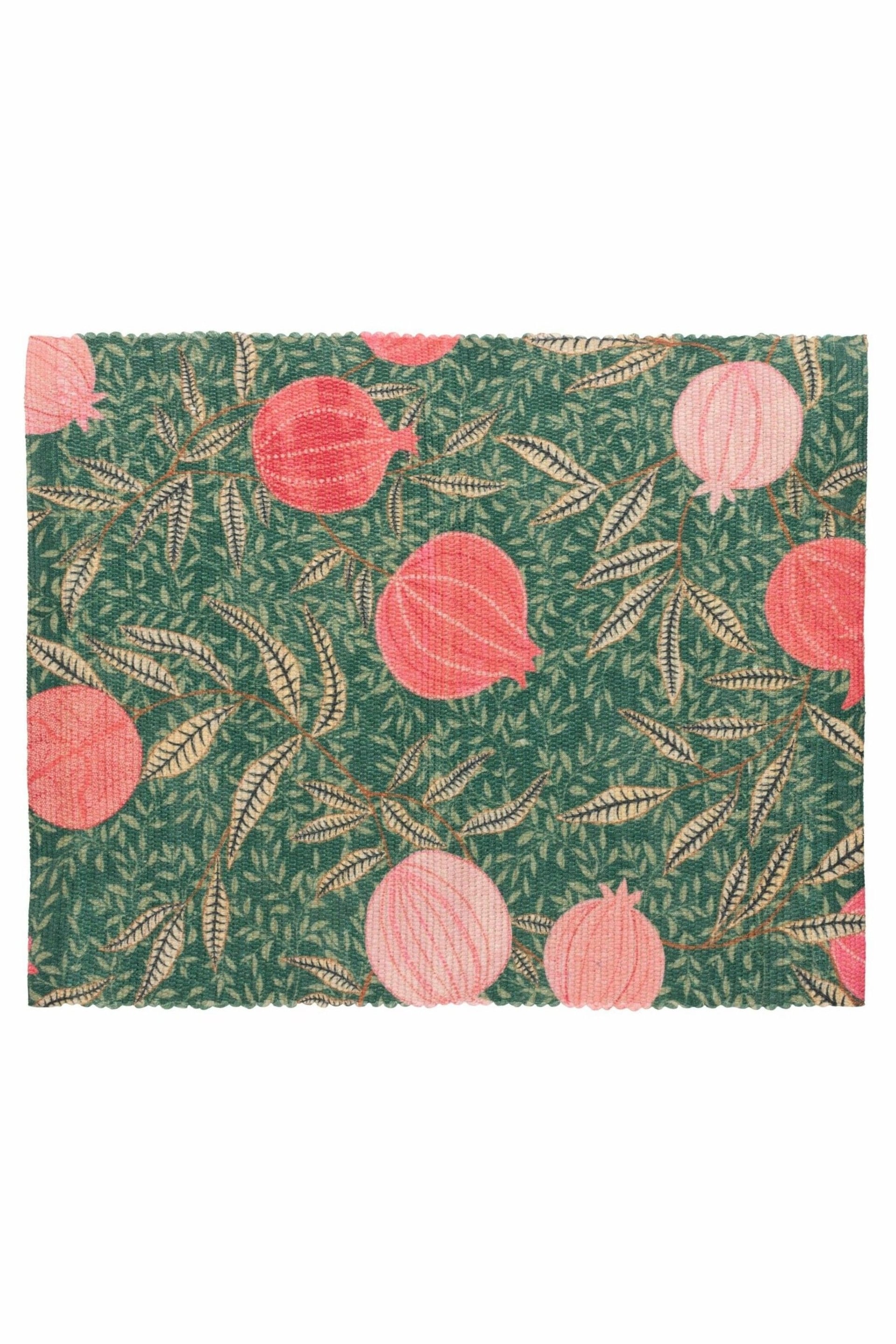 Paoletti Set of 4 Green Pomegranate Table Placemats - Image 5 of 6