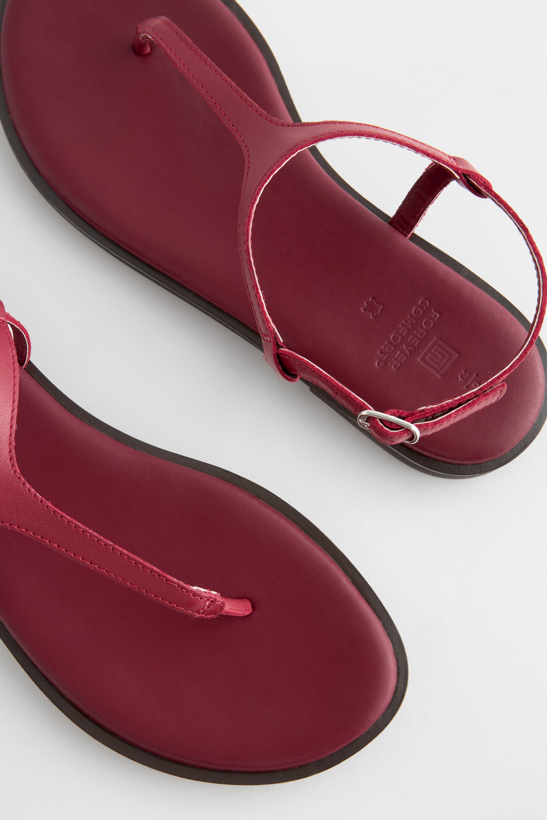 Red sandals next online
