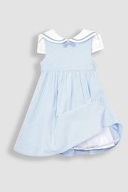 JoJo Maman Bébé Blue Sailor Party Dress - Image 4 of 6