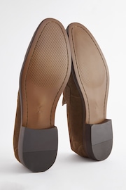 Joules Tan Suede Penny Loafers - Image 6 of 6