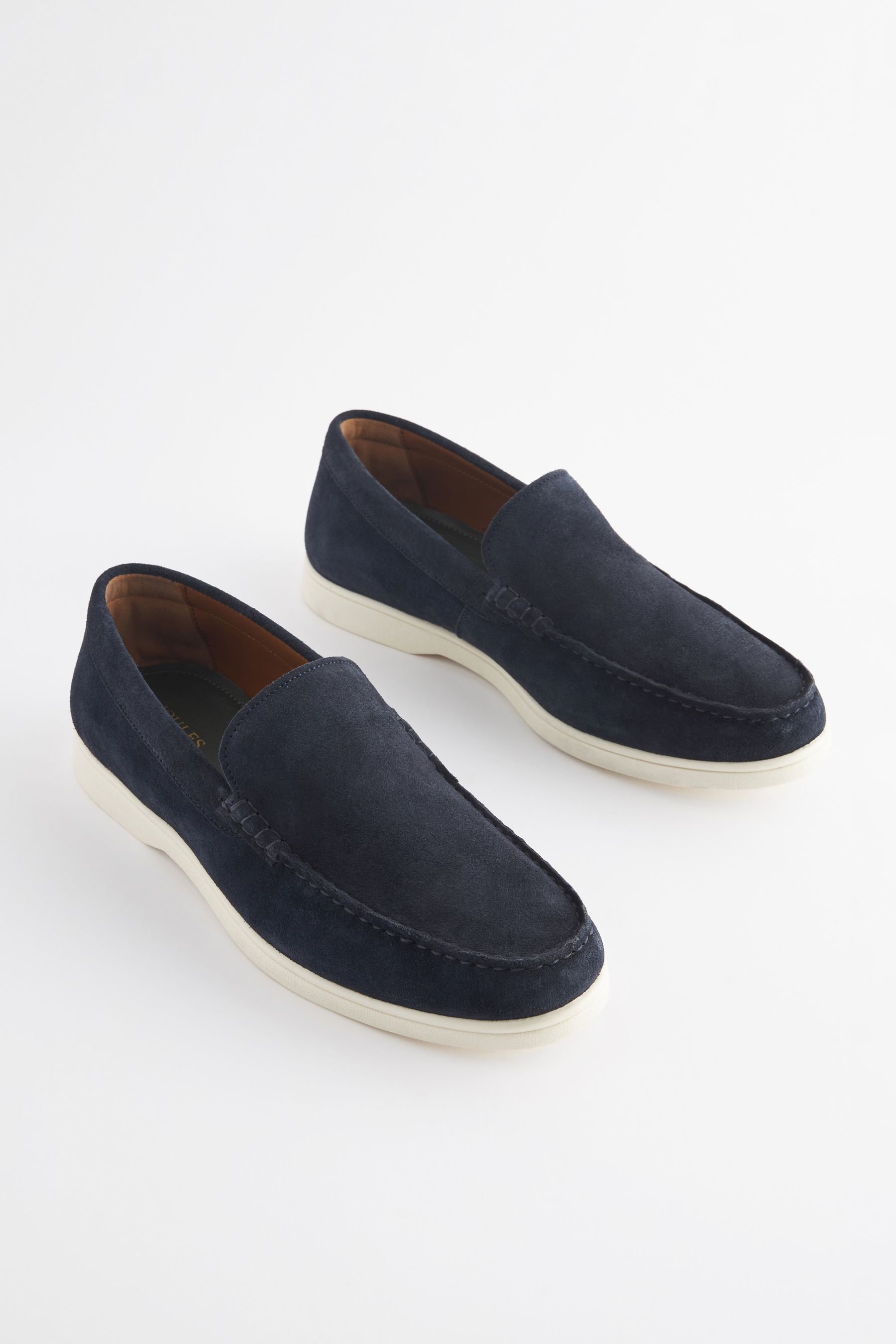 Buy Joules Navy Suede Apron Loafers from the Next UK online shop