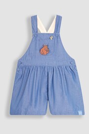 JoJo Maman Bébé Chambray The Gruffalo Appliqué Pocket Culotte Dungarees - Image 5 of 7