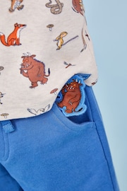 JoJo Maman Bébé Blue 2-Piece Gruffalo T-Shirt & Shorts Set - Image 3 of 8