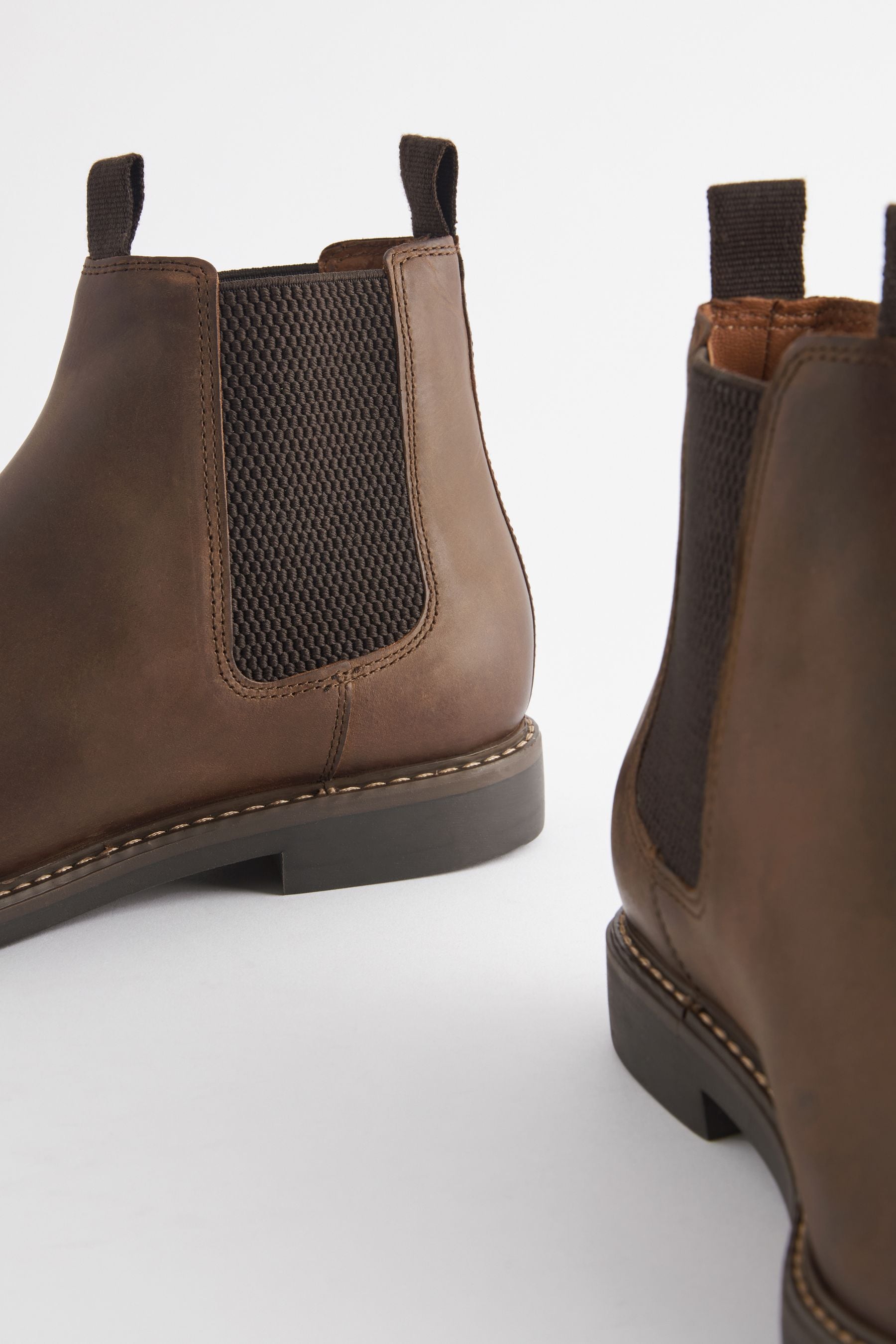 Buy Joules Brown Leather Chelsea Boots from the Next UK online shop