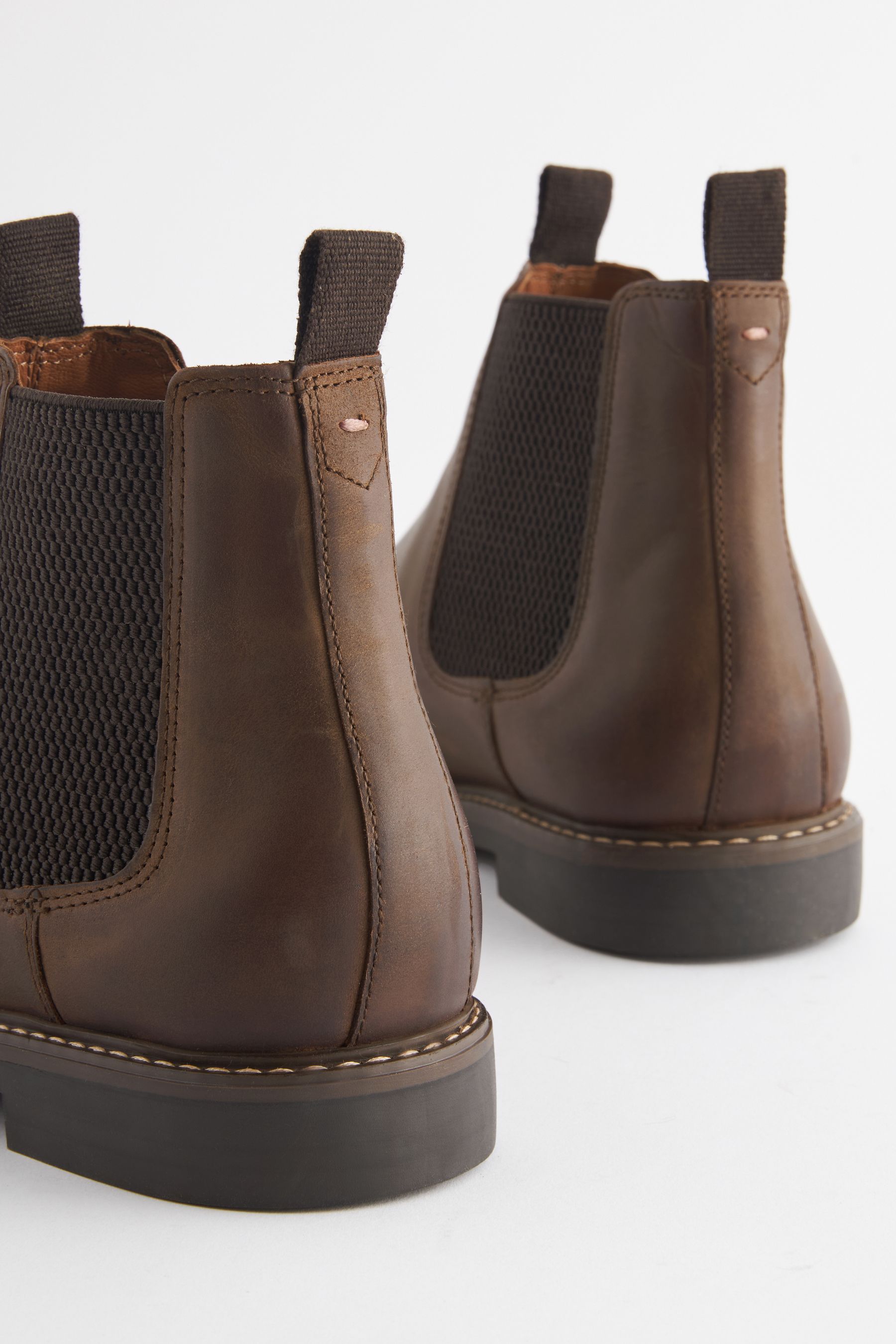 Buy Joules Brown Leather Chelsea Boots from the Next UK online shop