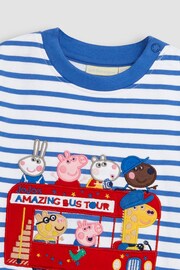 JoJo Maman Bébé Blue 2-Piece Peppa Pig Appliqué T-Shirt & Shorts Set - Image 3 of 3