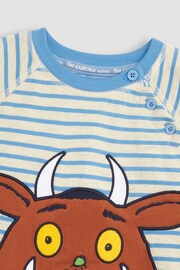 JoJo Maman Bébé Blue Gruffalo Appliqué Sweatshirt - Image 6 of 6