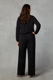 Live Unlimited Curve - Petite Jersey Bootleg Black Trousers - Image 2 of 4