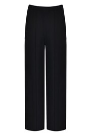 Live Unlimited Curve - Petite Jersey Bootleg Black Trousers - Image 4 of 4