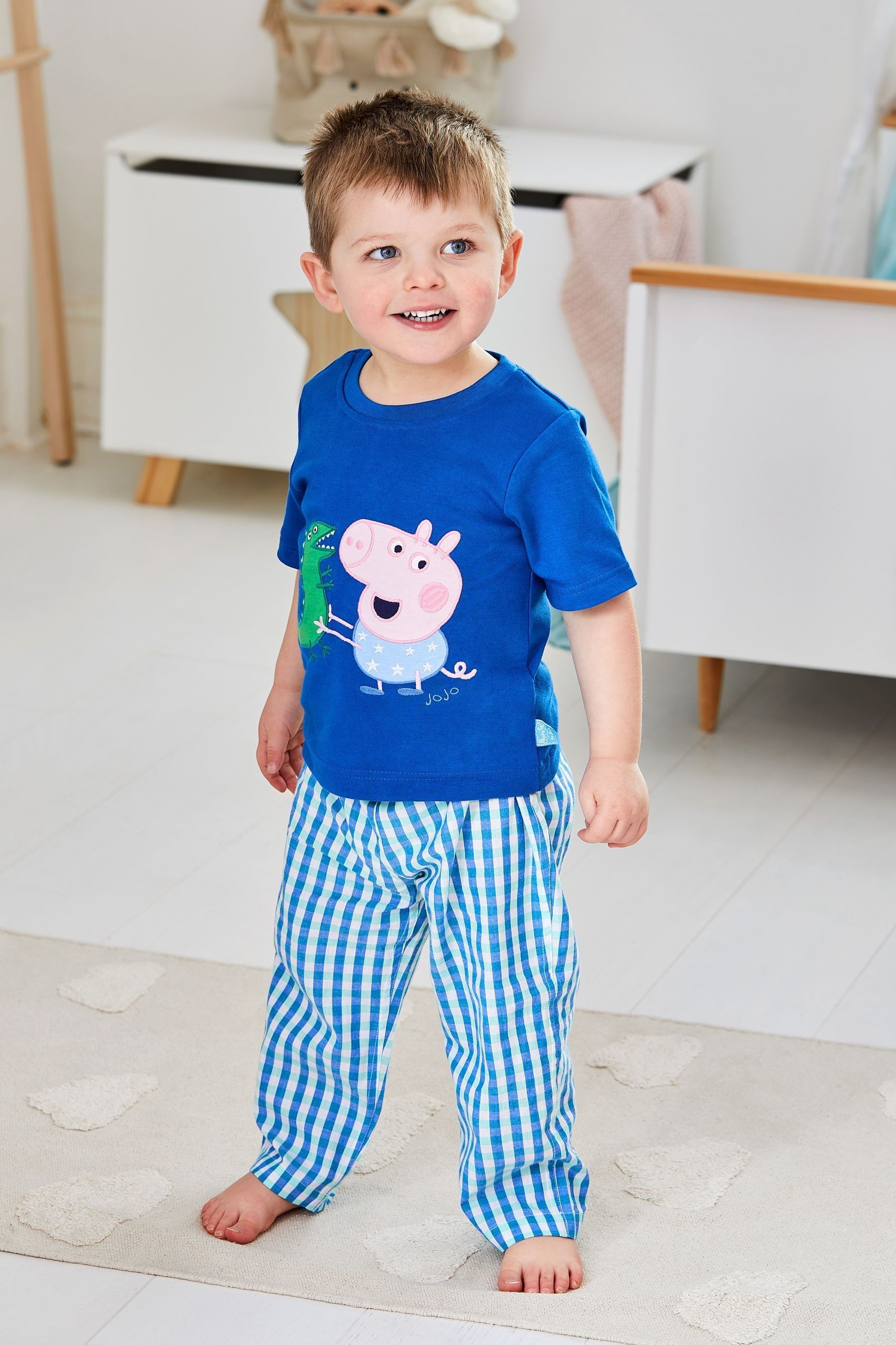 Buy JoJo Maman Bebe Cobalt Peppa Pig Mix Match Pyjamas from the Next UK online shop