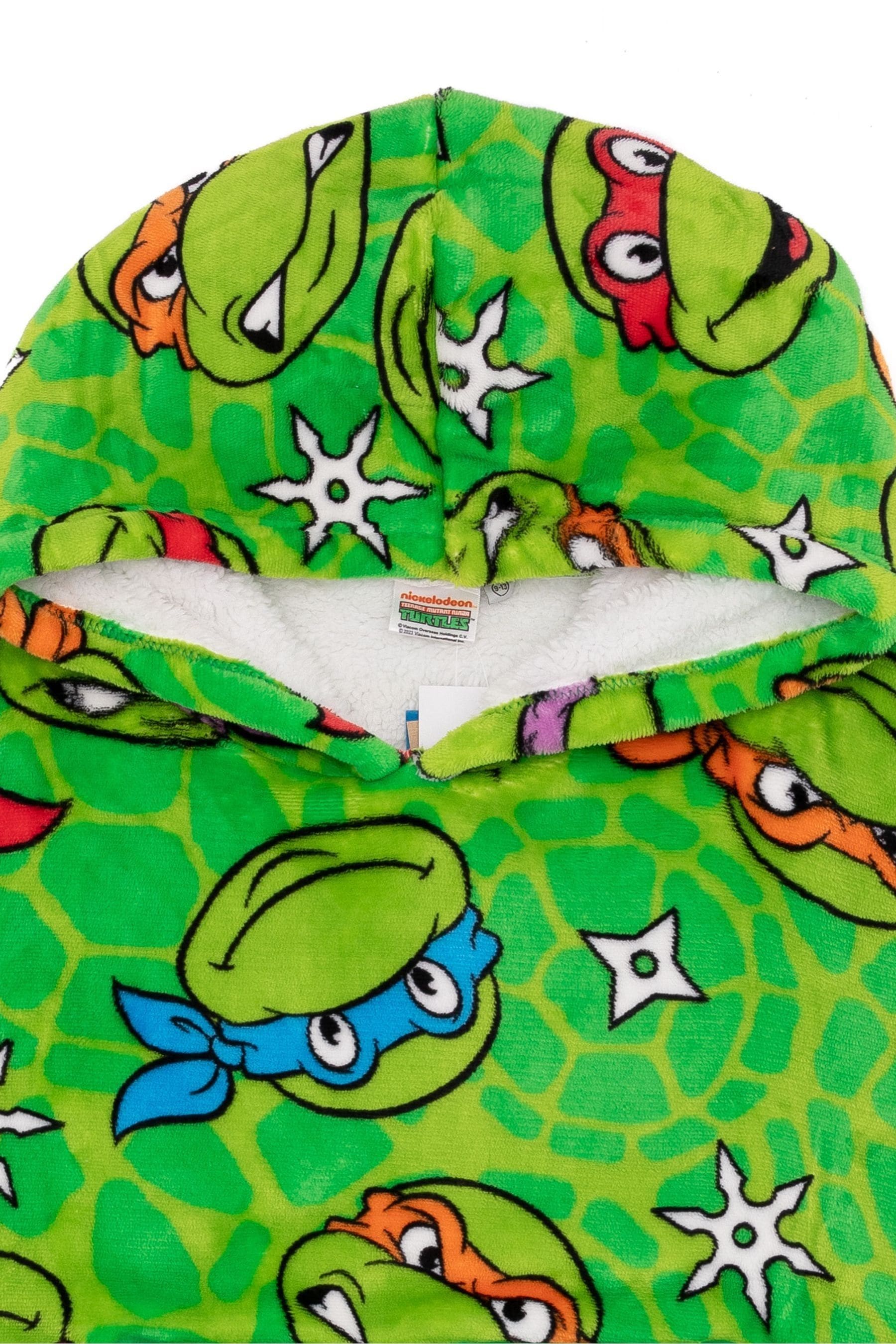 Buy Vanilla Underground Green Ninja Turtles All Over Print Blanket Hoodie from the Next UK online shop