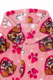Vanilla Underground Pink Paw Patrol Unisex Kids Fleece Dressing Gown Robe - Image 2 of 5