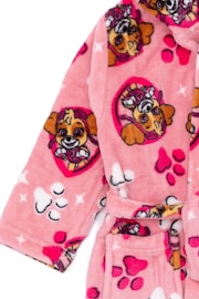 Vanilla Underground Pink Paw Patrol Unisex Kids Fleece Dressing Gown Robe - Image 3 of 5