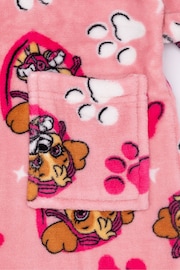 Vanilla Underground Pink Paw Patrol Unisex Kids Fleece Dressing Gown Robe - Image 5 of 5