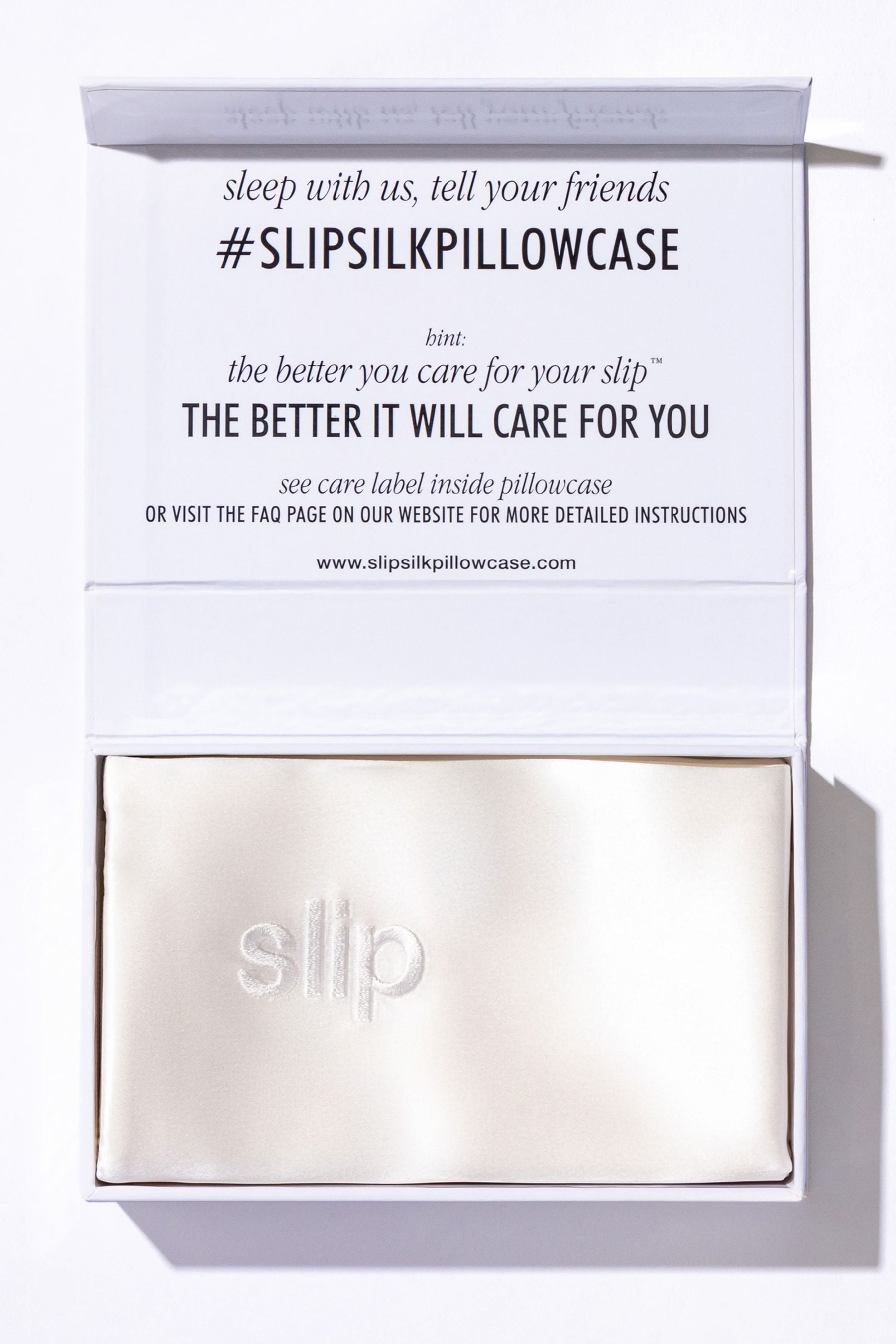 Slip pillowcase care on sale