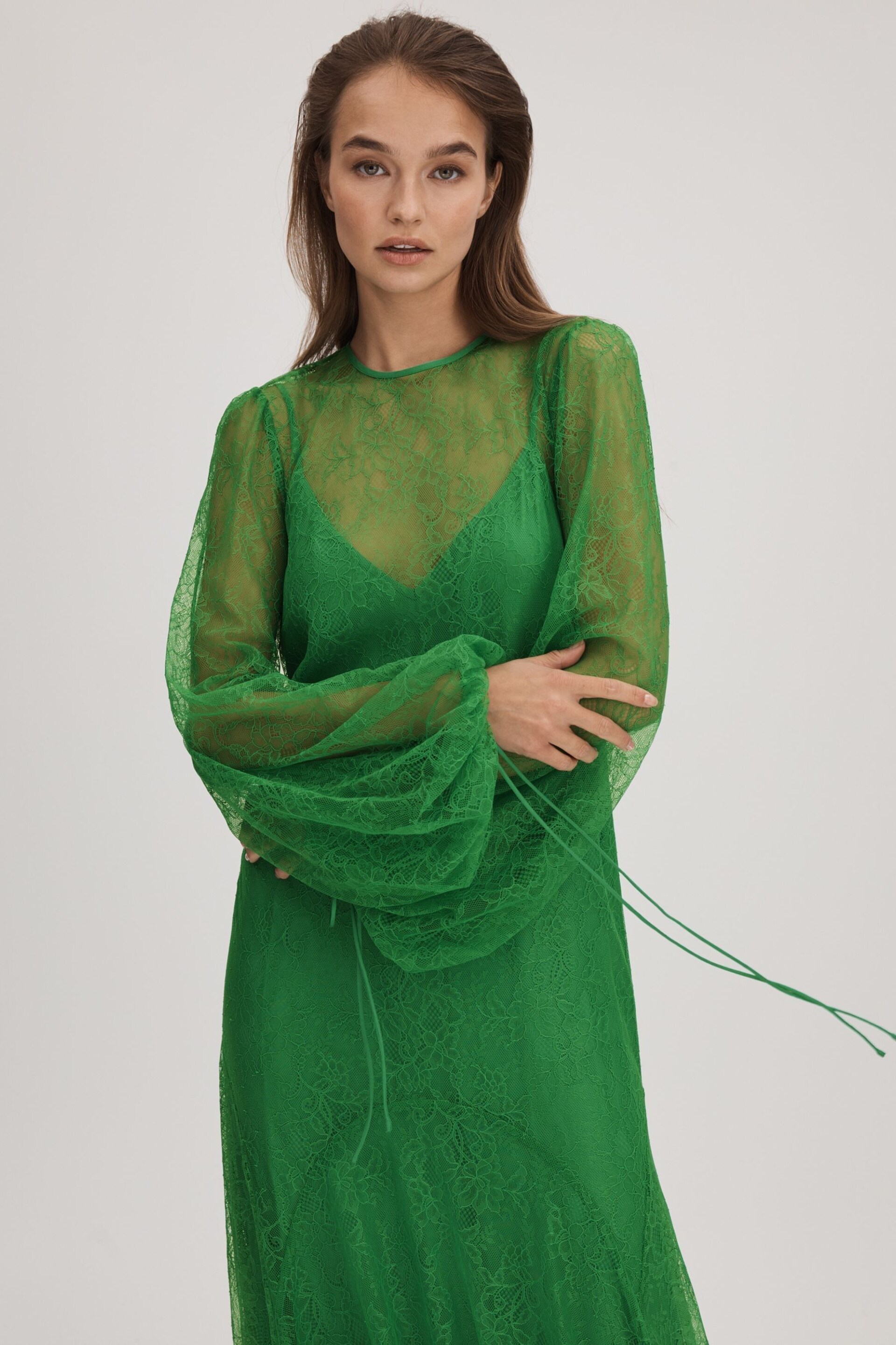 Florere Lace Midi Dress - Image 3 of 6